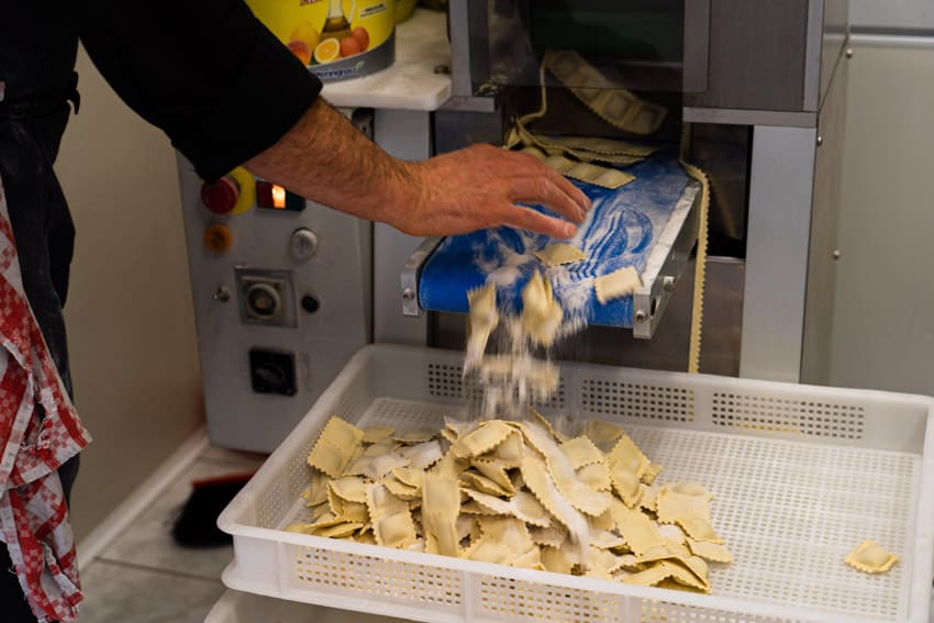 Servizio Fotografico Preparazione Ravioli artigianali